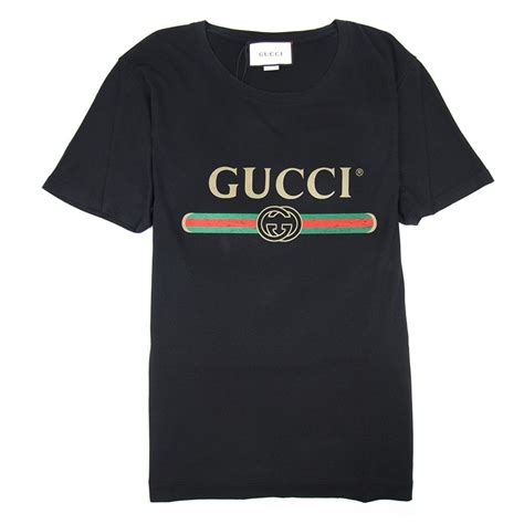 gucci women's logo tee shirt|Gucci t shirt fedex.